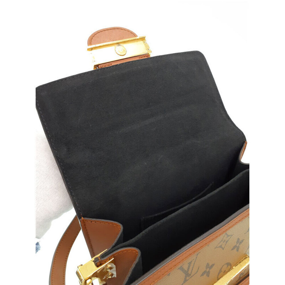 Louis Vuitton Bag Monogram Brown Shoulder Reverse Dauphine Leather - Picture 4 of 8